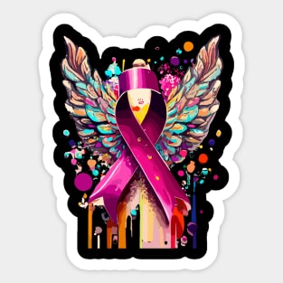 pink ribbon Sticker